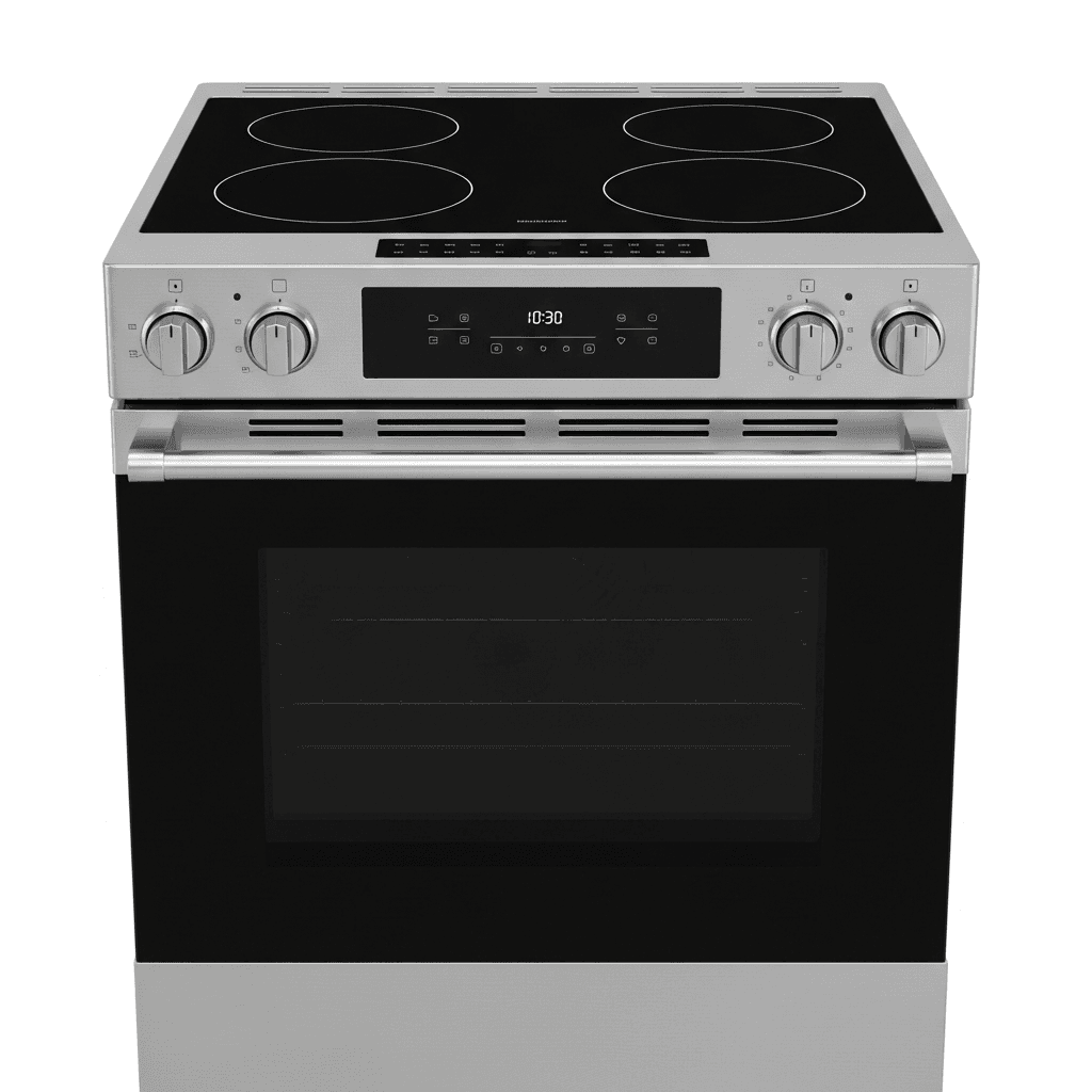 Stainless steel electric range